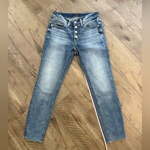 Silver Suki Skinny Crop jeans